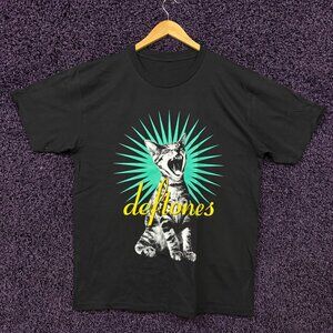 Deftones Like Linus Album Cover Art Shoegaze Band T-Shirt L